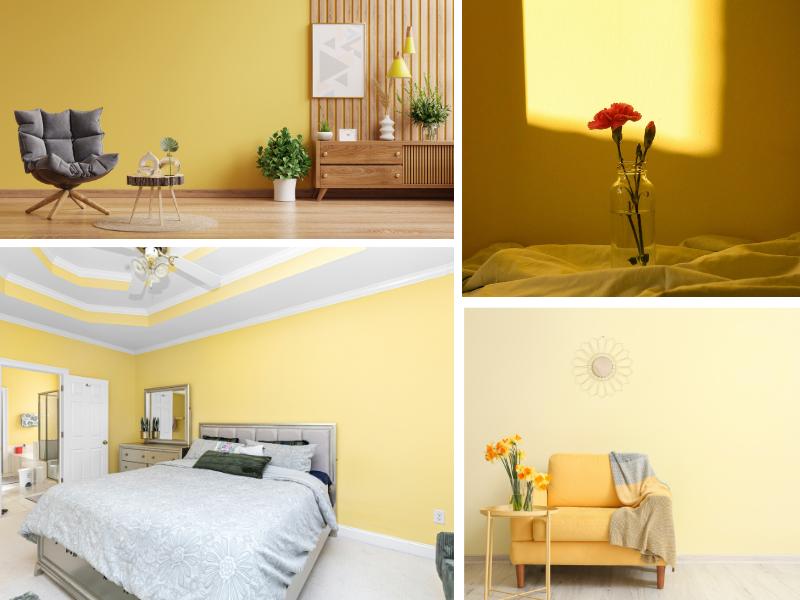 giấy dán tường màu vàng giấy dán tường màu vàng