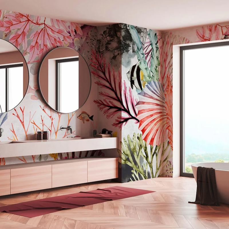 Giấy dán tường sợi thủy tinh lựa chọn hàng đầu cho khu vực ẩm ướt hoặc các công trình yêu cầu tiêu chuẩn an toàn PCCC cao