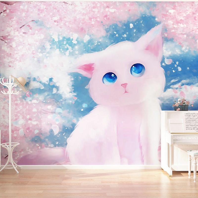 Giấy Dán Tường Hàn Quốc Màu Hồng