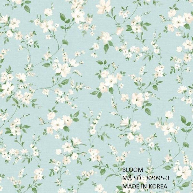 giấy dán tường màu xanh