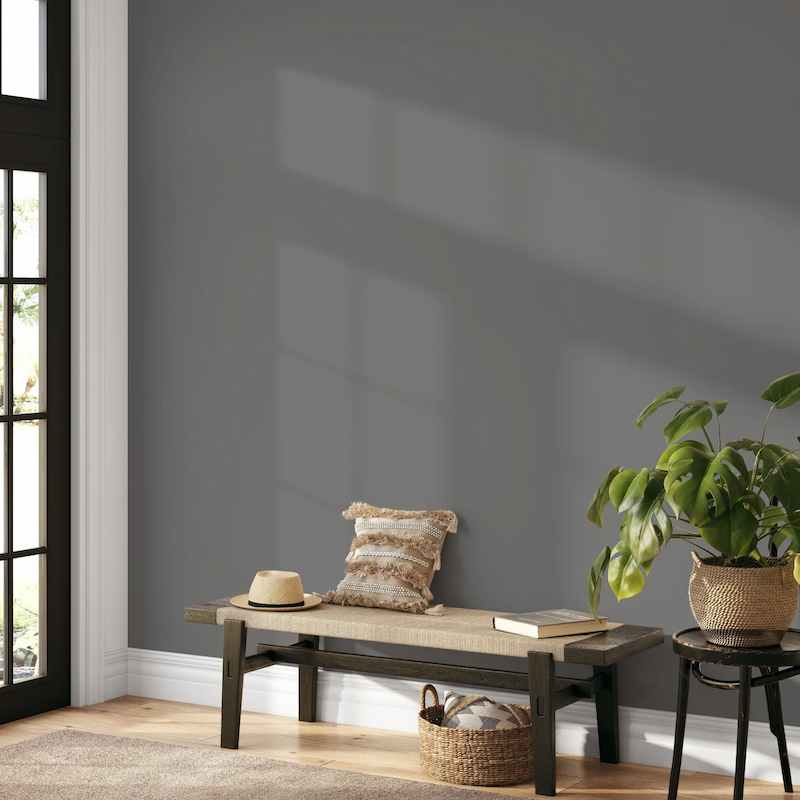 Giấy Dán Tường Màu Xám Trơn