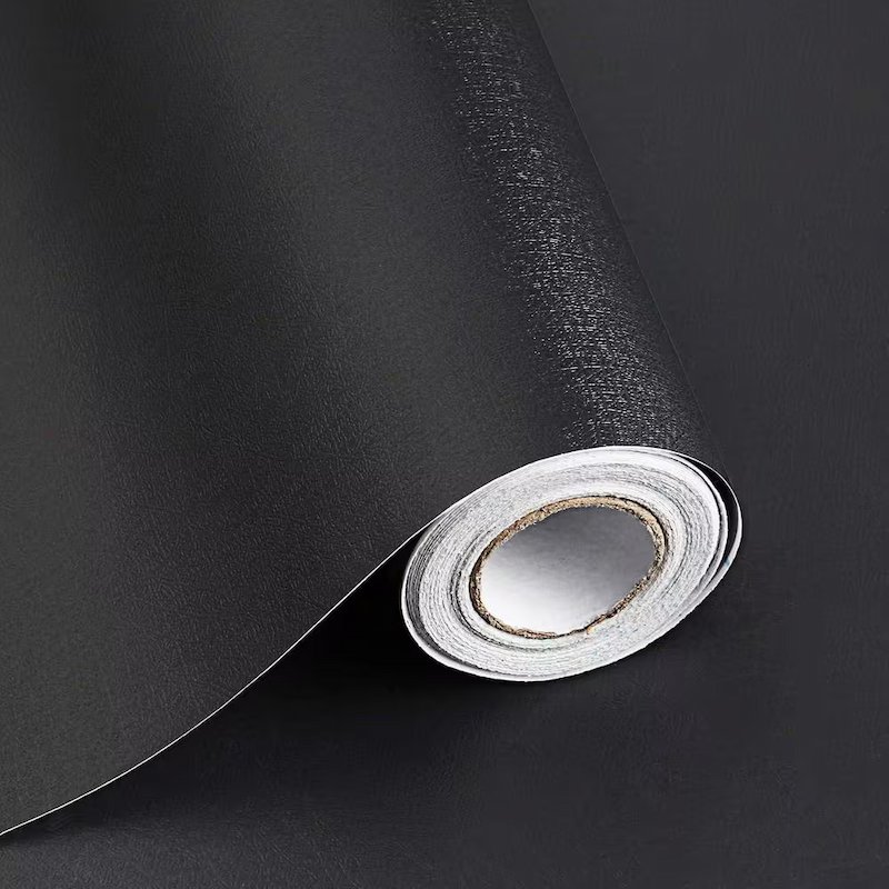 Giấy Dán Tường Màu Đen Trơn