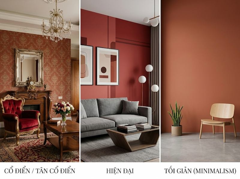Xác định phong cách nội thất để lựa chọn loại giấy dán phù hợp