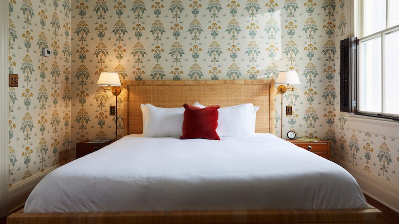 giấy dán tường khách sạn