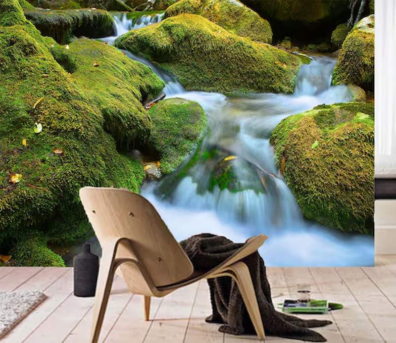 giấy dán tường xanh rêu giấy dán tường xanh rêu