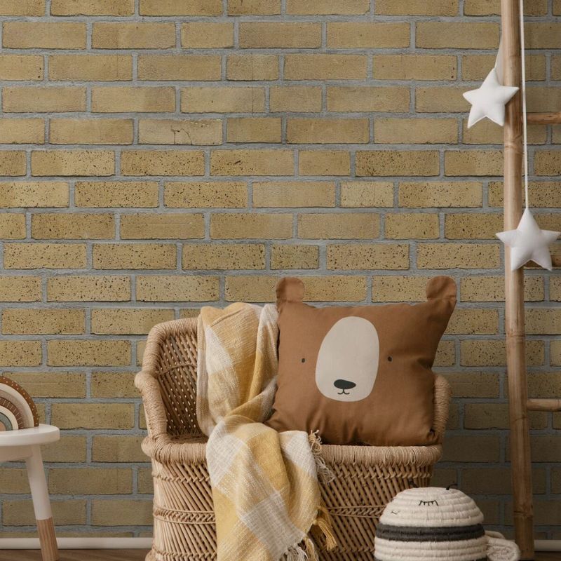 Giấy dán tường giả gạch cổ điển