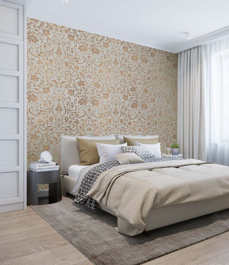 giấy dán tường khách sạn