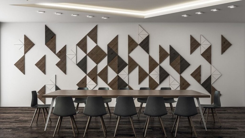 giấy dán tường phòng họp