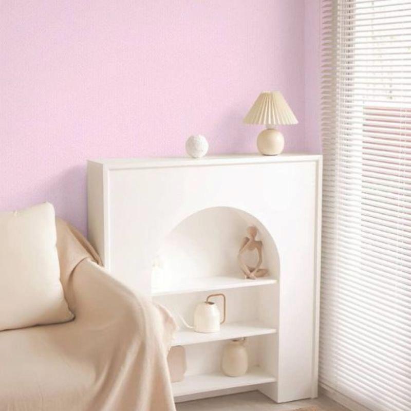 Giấy Dán Tường Hồng Pastel