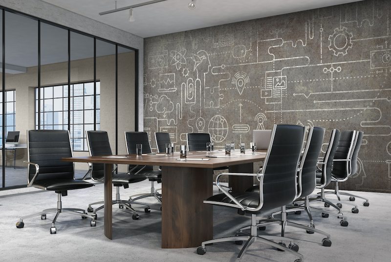 giấy dán tường Phòng hội nghị