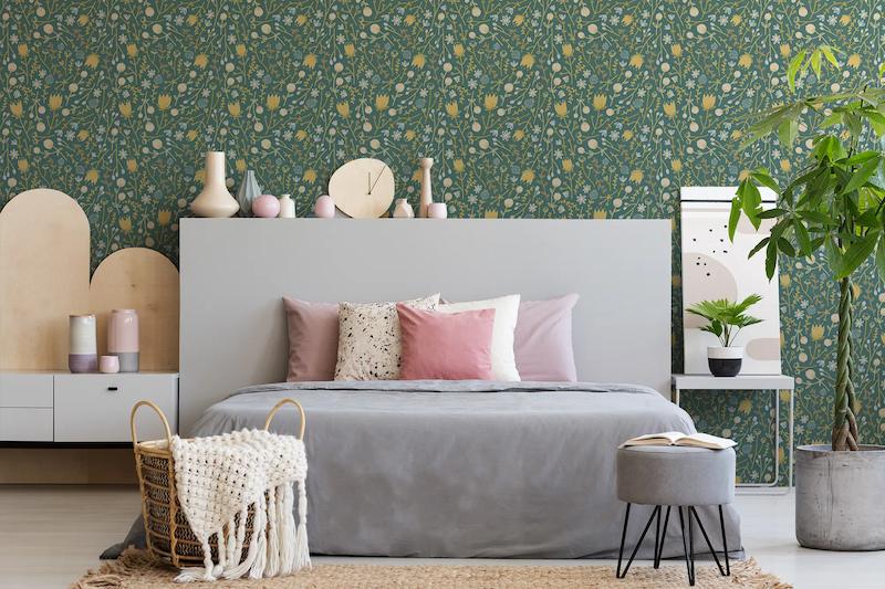 giấy dán tường xanh rêu giấy dán tường xanh rêu