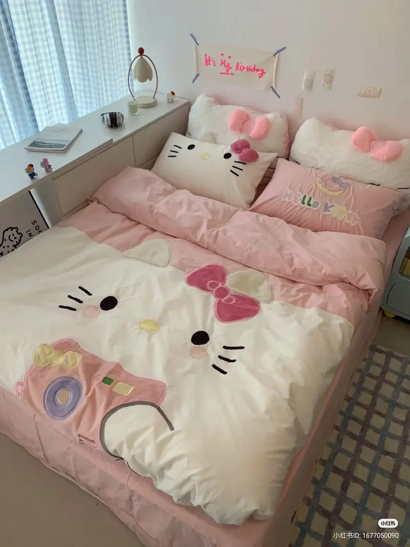 Lưu ý khi sử dụng đồ decor Hello Kitty