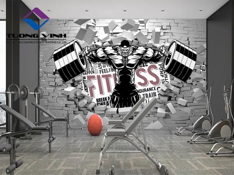 15+ Mẫu Giấy Dán Tường Phòng Gym Tạo Cảm Hứng