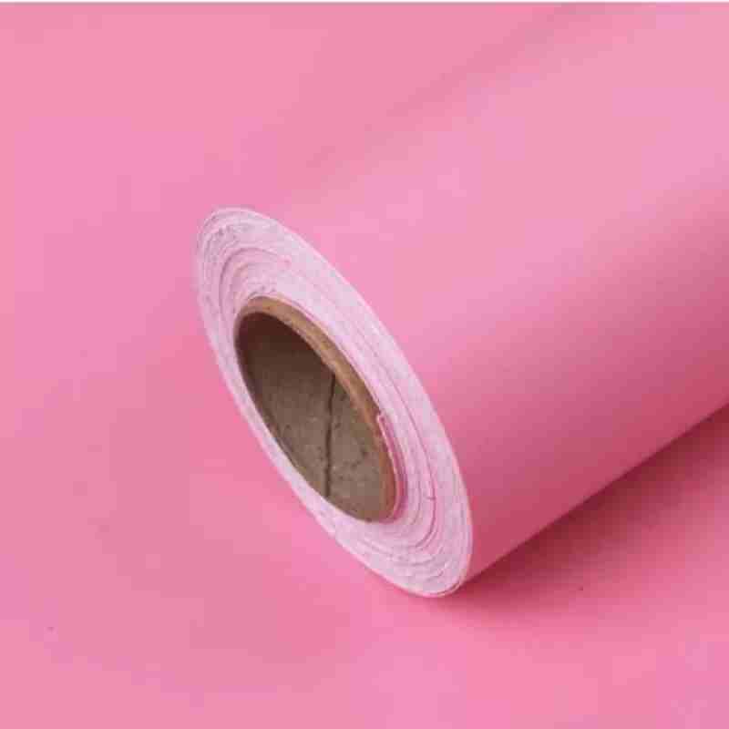 giấy dán tường màu hồng trơn