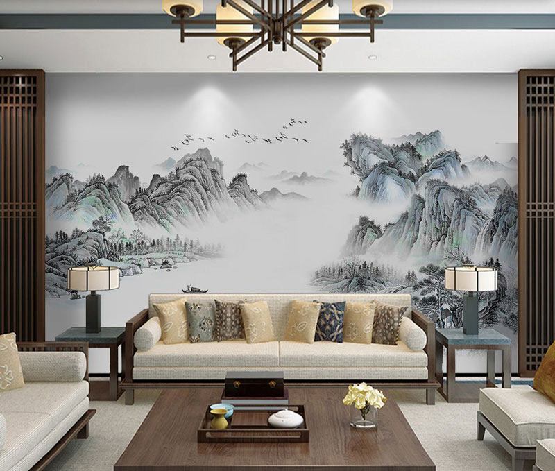 Giấy dán tường 3D, tranh dán tường khổ lớn Giấy dán tường 3D, tranh dán tường khổ lớn