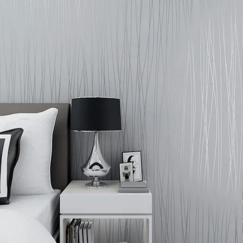 giấy dán tường xám nhạt