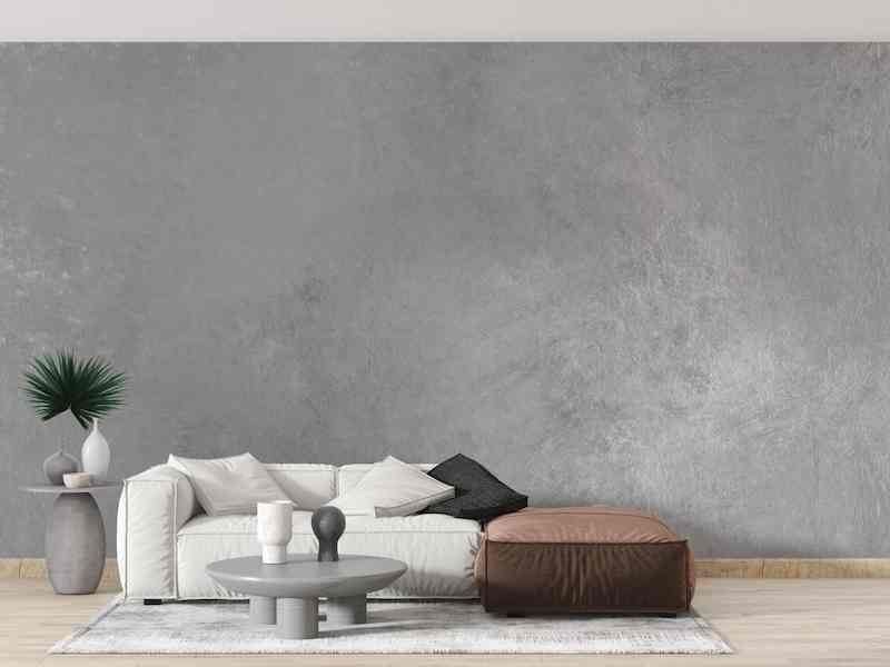 giấy dán tường màu ghi