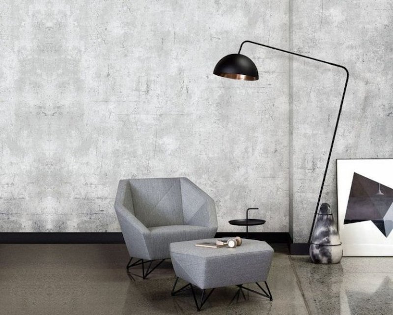 Giấy dán tường vân đá, vân bê tông Giấy dán tường vân đá, vân bê tông