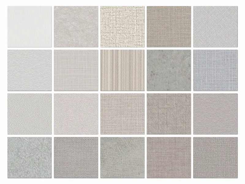 Các loại giấy dán tường màu xám phổ biến