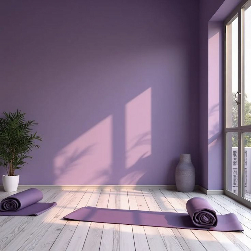 Giấy dán tường màu tím đậm Giấy dán tường màu tím đậm