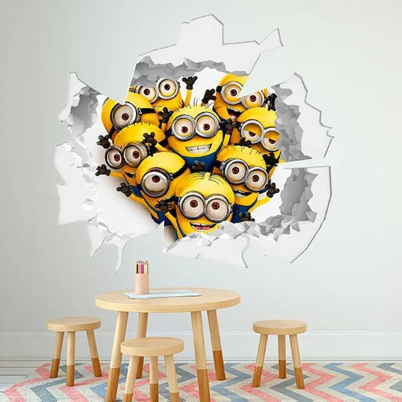 cách trang trí phòng ngủ Minions