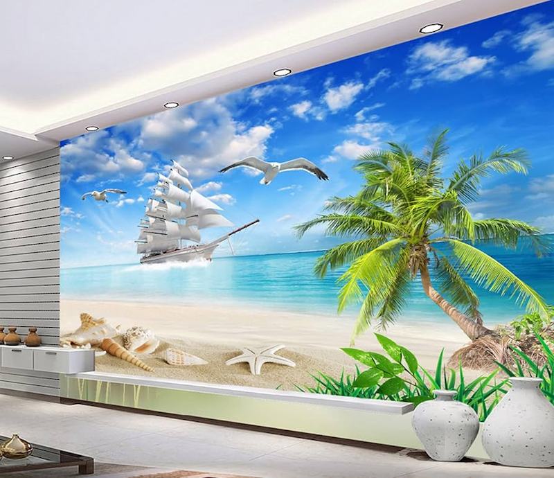 giấy dán tường khách sạn