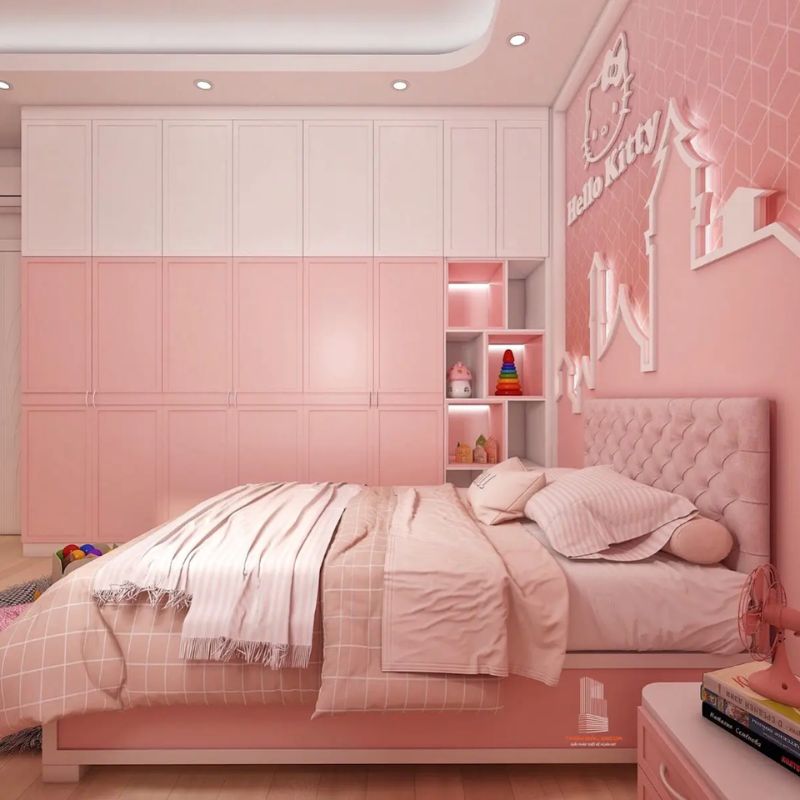 Phong thủy và giấy dán tường hồng pastel Phong thủy và giấy dán tường hồng pastel