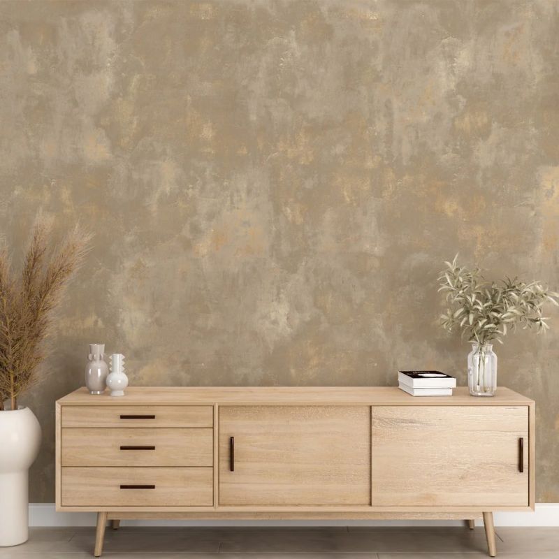 ​​​​​​​Giấy dán tường màu nâu sữa vân đá Marble