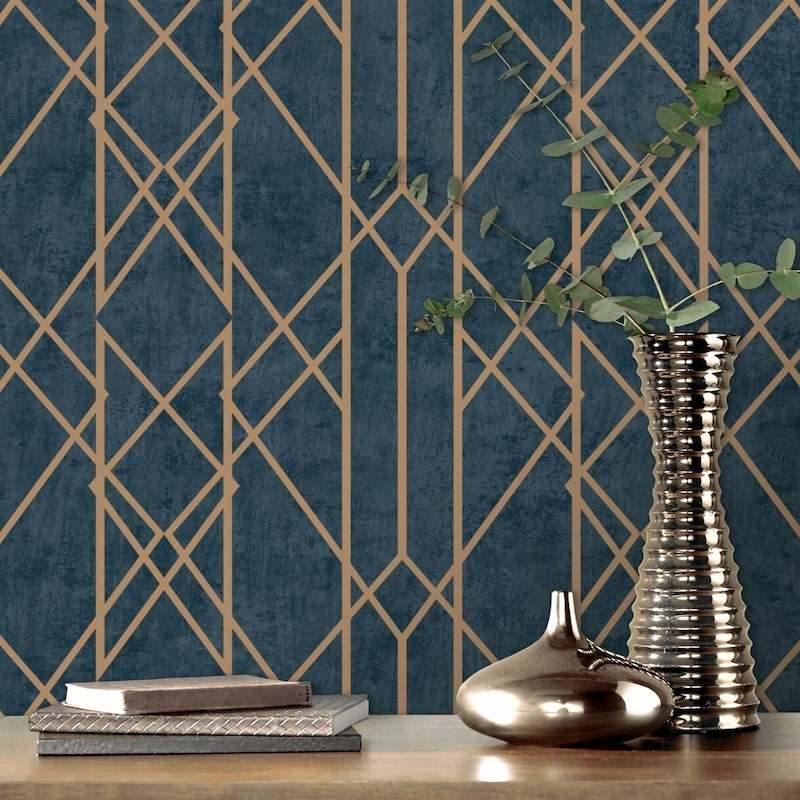 giấy dán tường màu xanh ghi