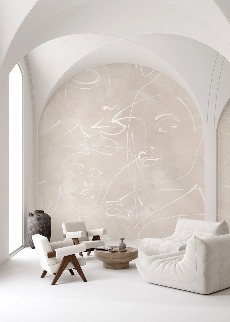 giấy dán tường spa