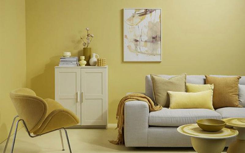 Ứng dụng giấy dán tường màu hột gà cho từng không gian Ứng dụng giấy dán tường màu hột gà cho từng không gian