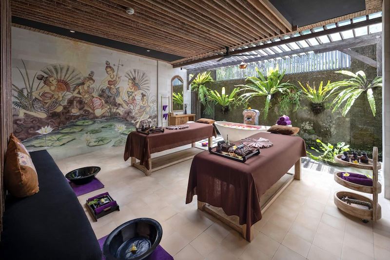 giấy dán tường spa