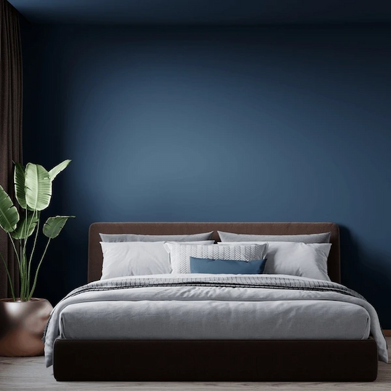 giấy dán tường màu xanh ghi