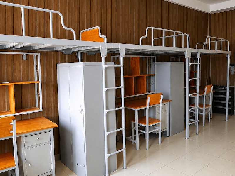 giấy dán tường ký túc xá