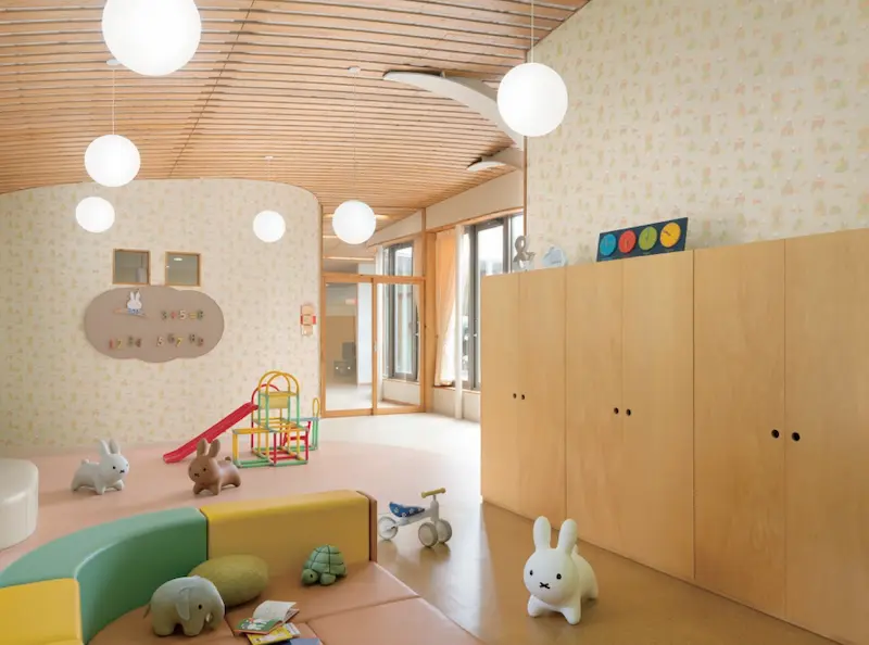 Giấy dán tường phòng trẻ em Nhật Bản 