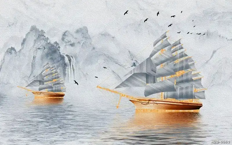 ​​​​​​​# 10+ Mẫu Tranh Dán Tường 3D Phong Cảnh Biển Đẹp Mê Ly