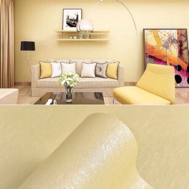 giấy dán tường màu kem