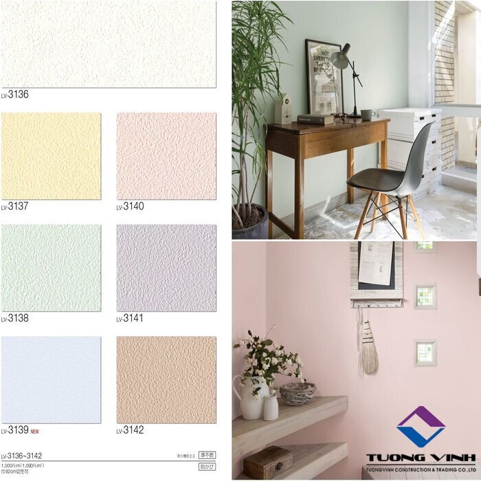 Giấy dán tường phòng ngủ mẫu 06